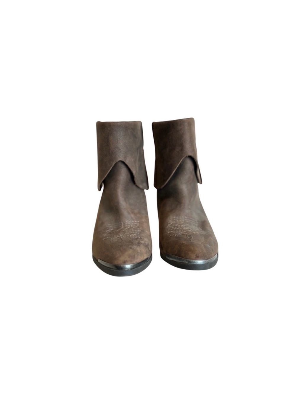 Rare Ralph Lauren Brown Leather Ankle Boots - Picture 2 of 10